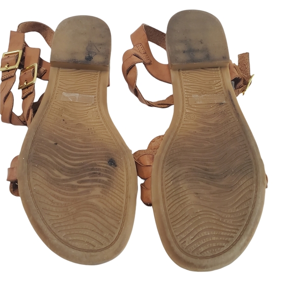 CL Chinese Laundry Brown Braided Sandals 8.5 - Picture 5 of 5